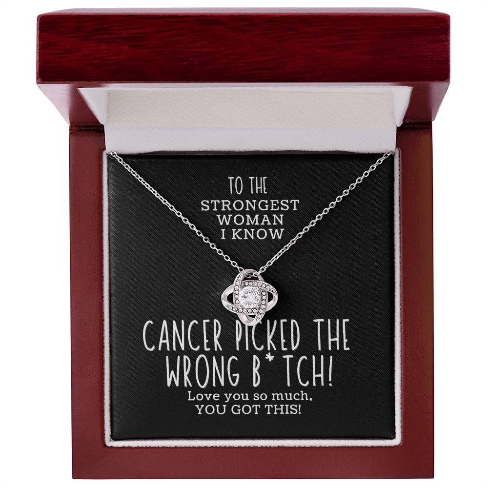 Cancer Support Necklace - Chemo Support Necklace - Gift for Strength and Encouragement