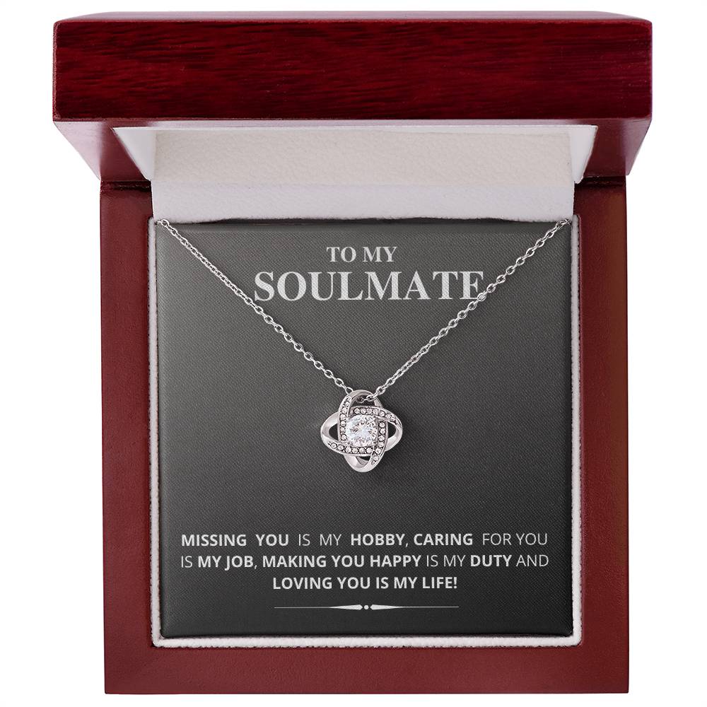 To My Soulmate - Love Knot Necklace (New Arrival)