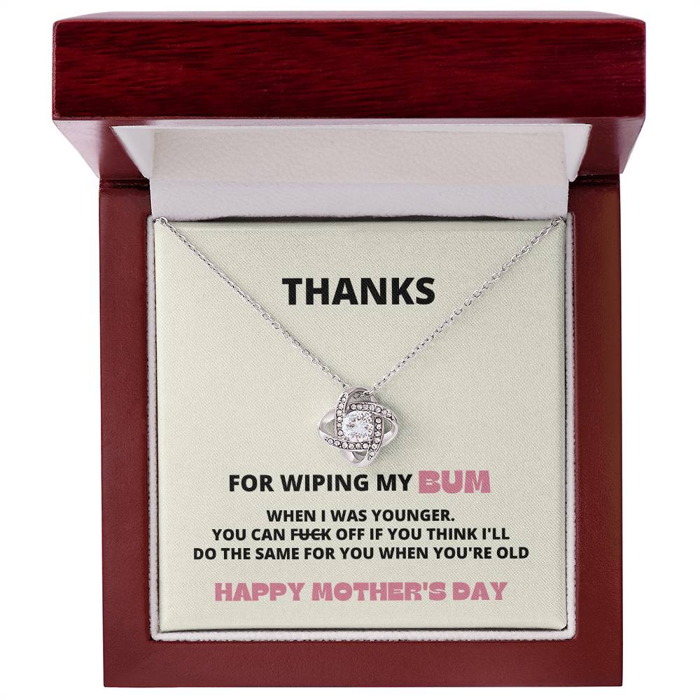 Thanks for Wiping My Bum, Funny Mothers Day Gift for Mom