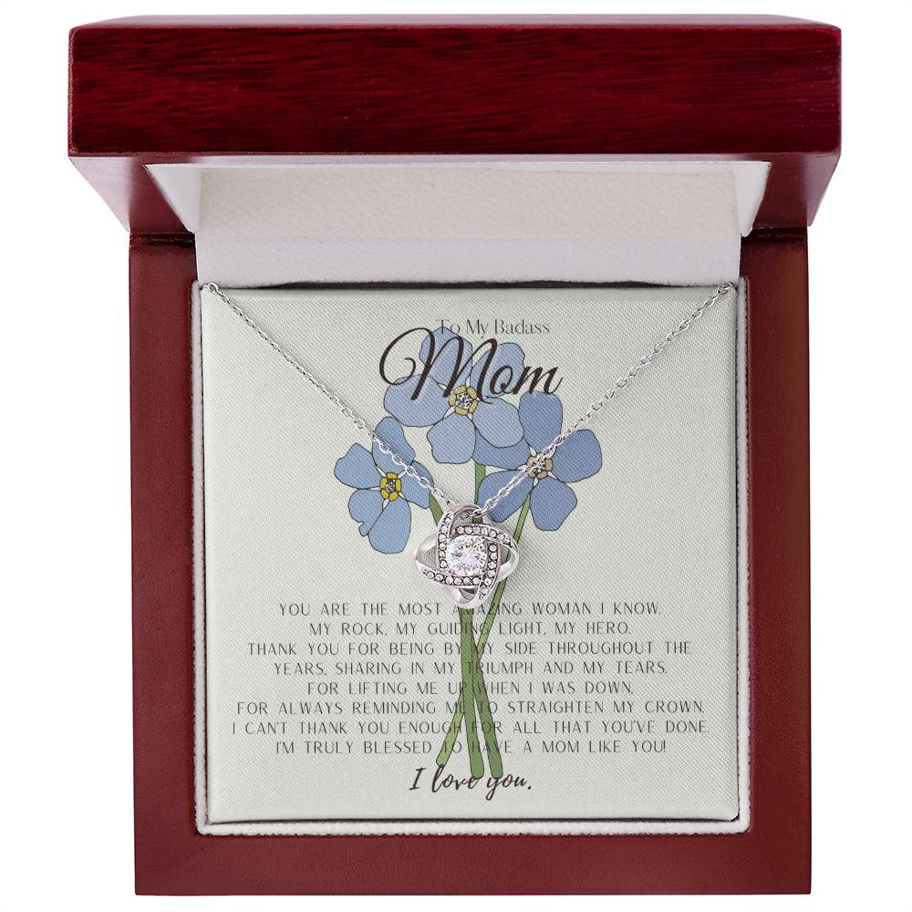 To My Badass Mom Necklace | Badass Mom Gift | Mother’s Day Gift | Birthday Gift | Gift From Daughter | Gift From Son | Birthday Gift for Mom | Birthday Necklace for Mom
