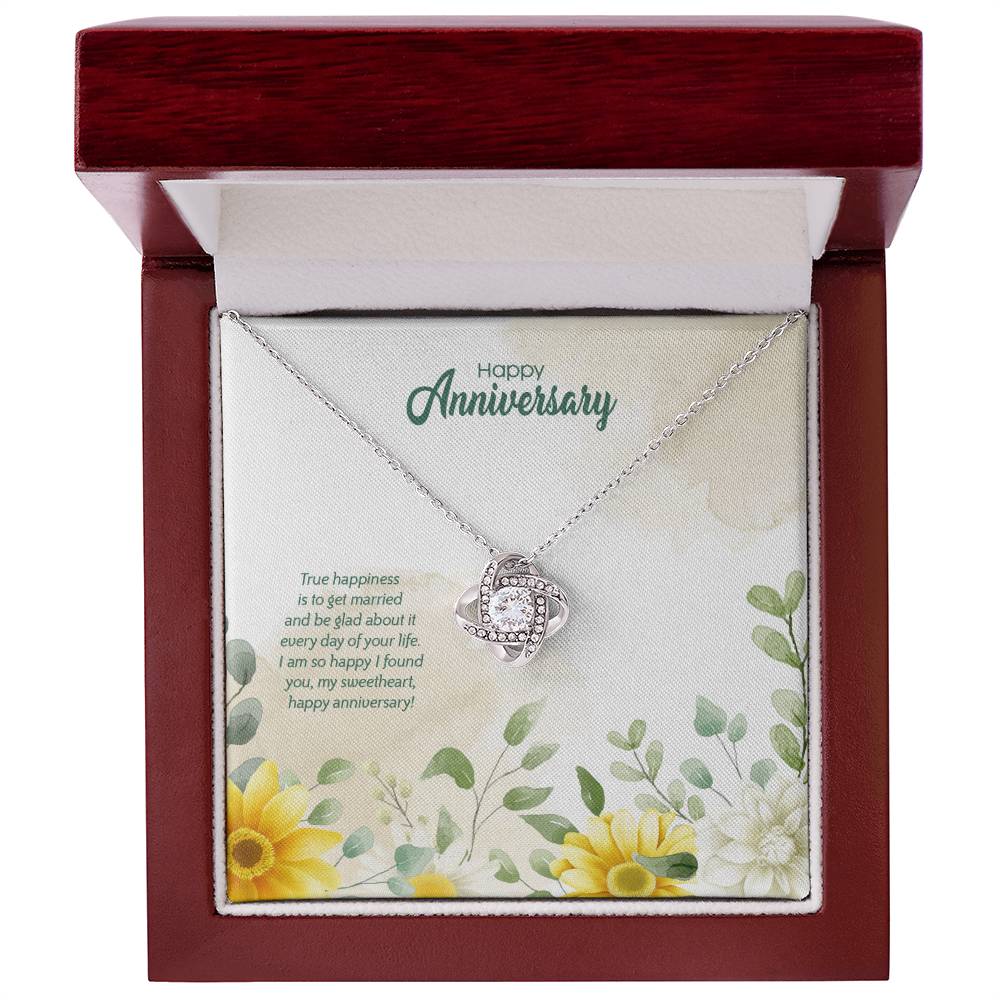 (Anniversary Edition) Happily Married - Love Knot Necklace