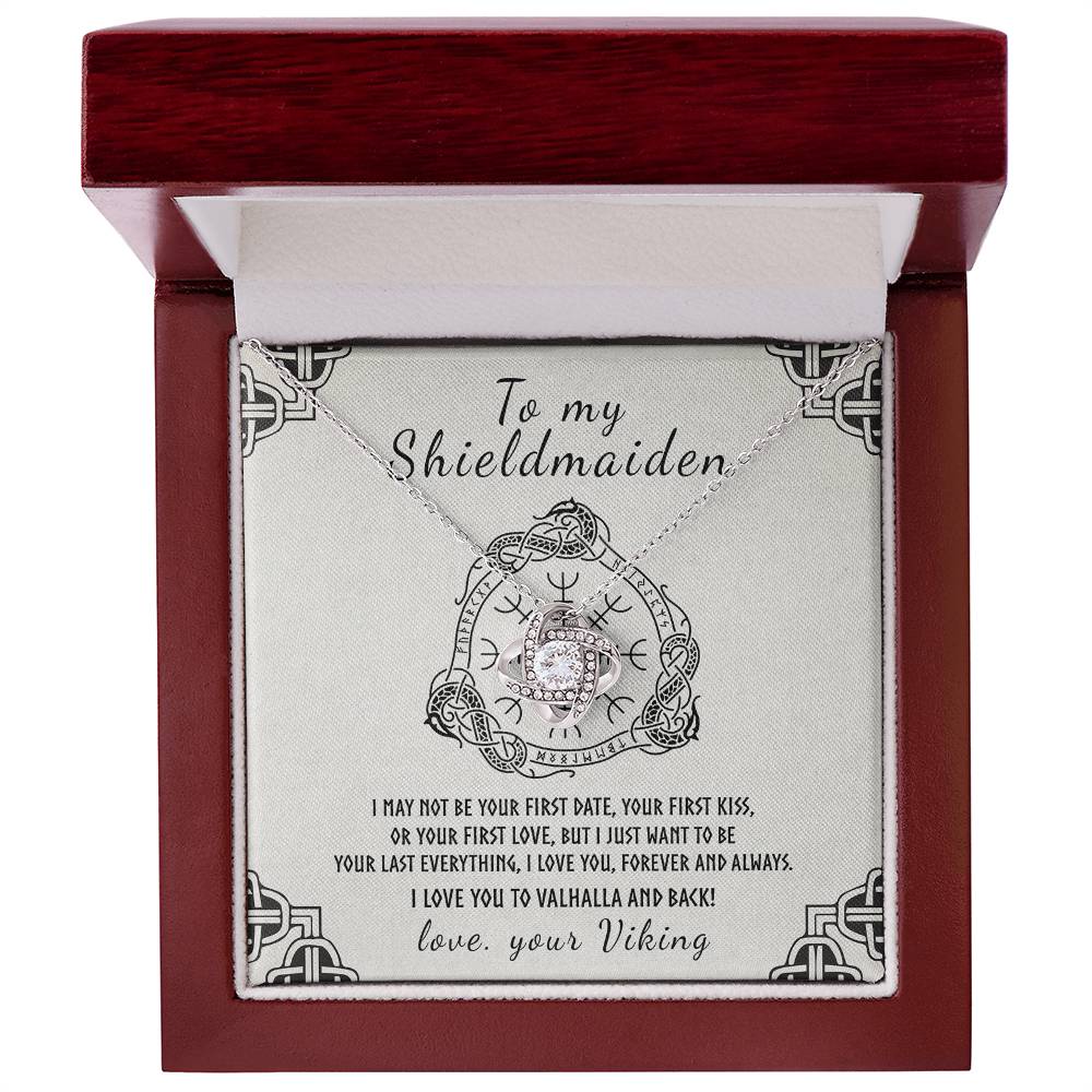 To My Shieldmaiden Necklace, Love You Forever and Always