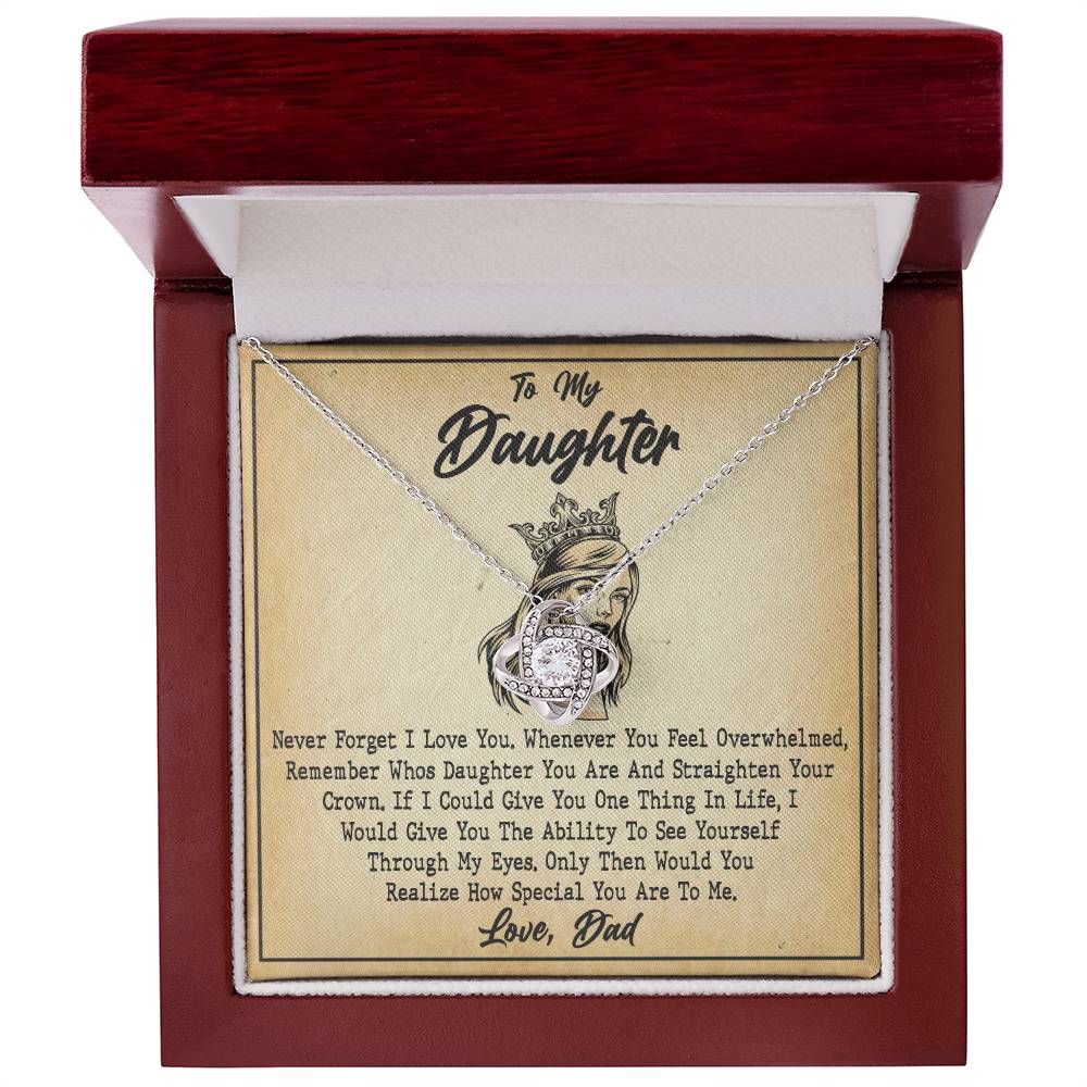 (Almost Gone) to My Daughter - Crown - Necklace