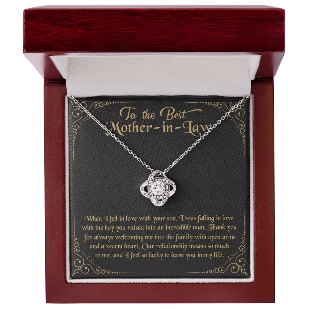 To the Best Mother-In-Law Gift for Mother's Day, Birthday, Anniversary