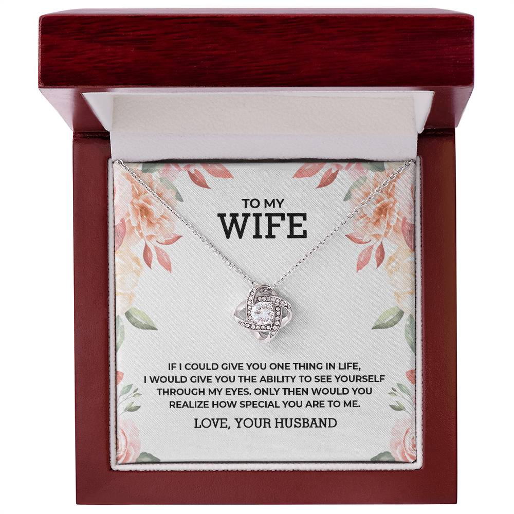 To My Wife: Through My Eyes - Necklace