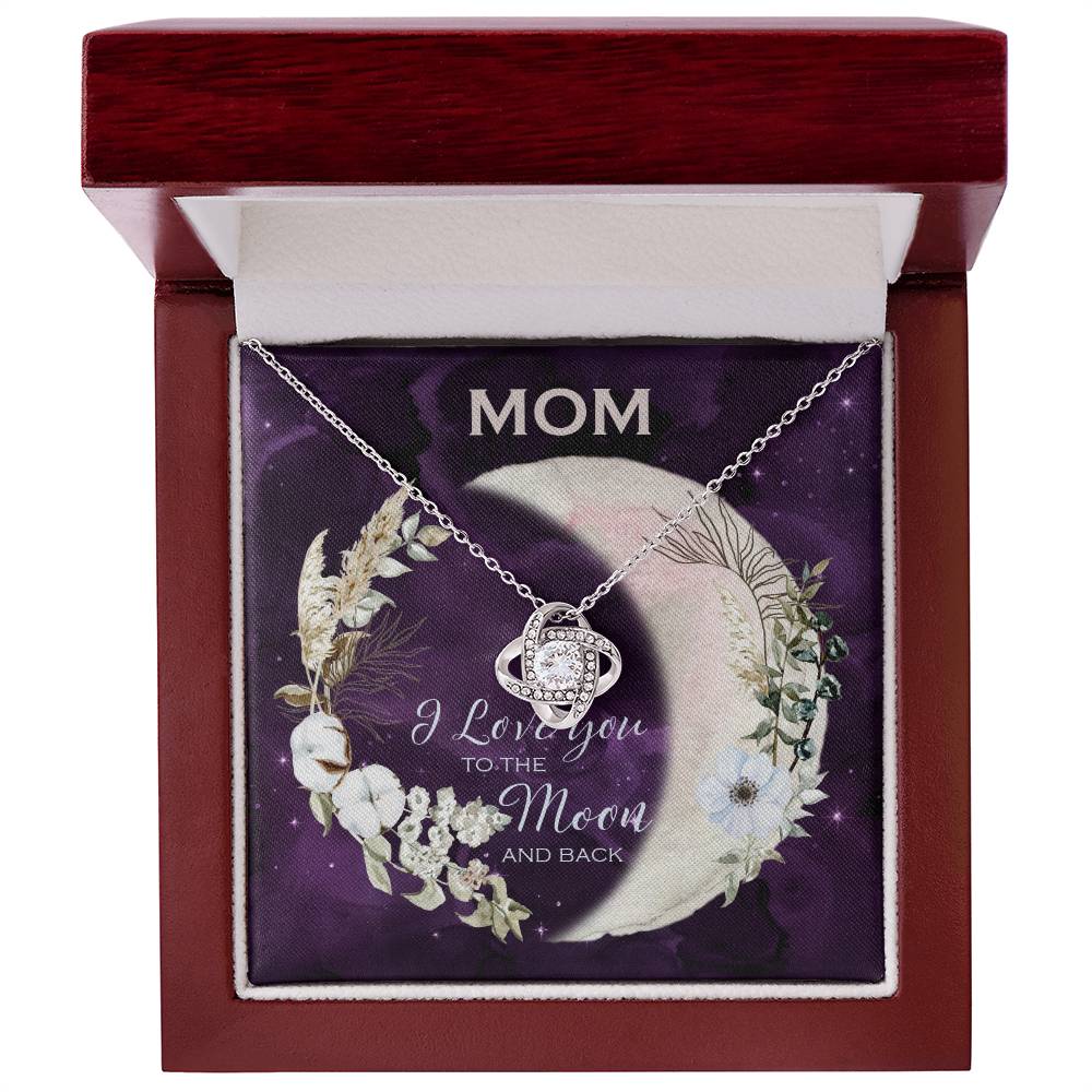 Gift for Mom, I Love You to the Moon and Back, Necklace for Mom, Mother's Day Gift, Women's Jewelry