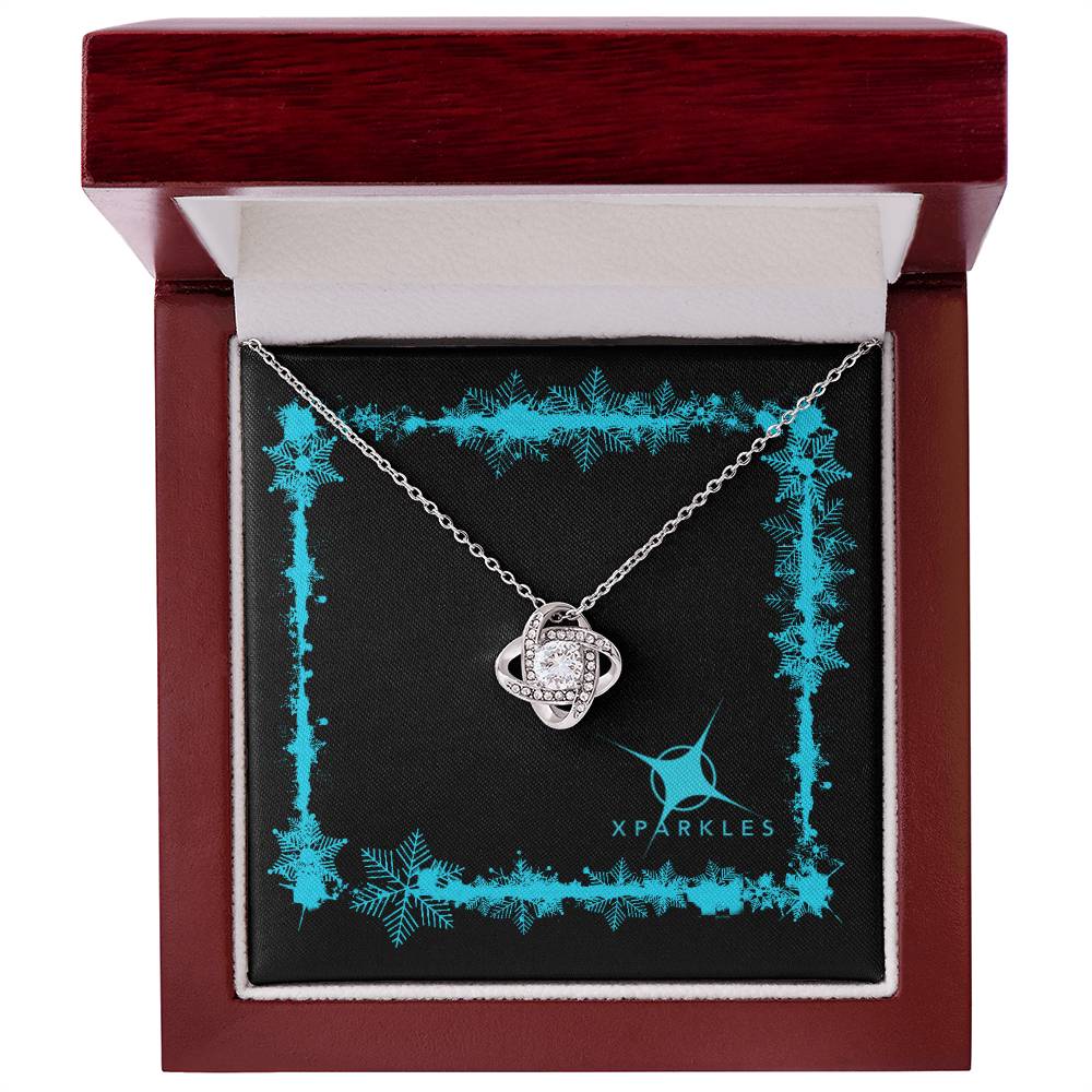 Xparkles Love Knot Necklace