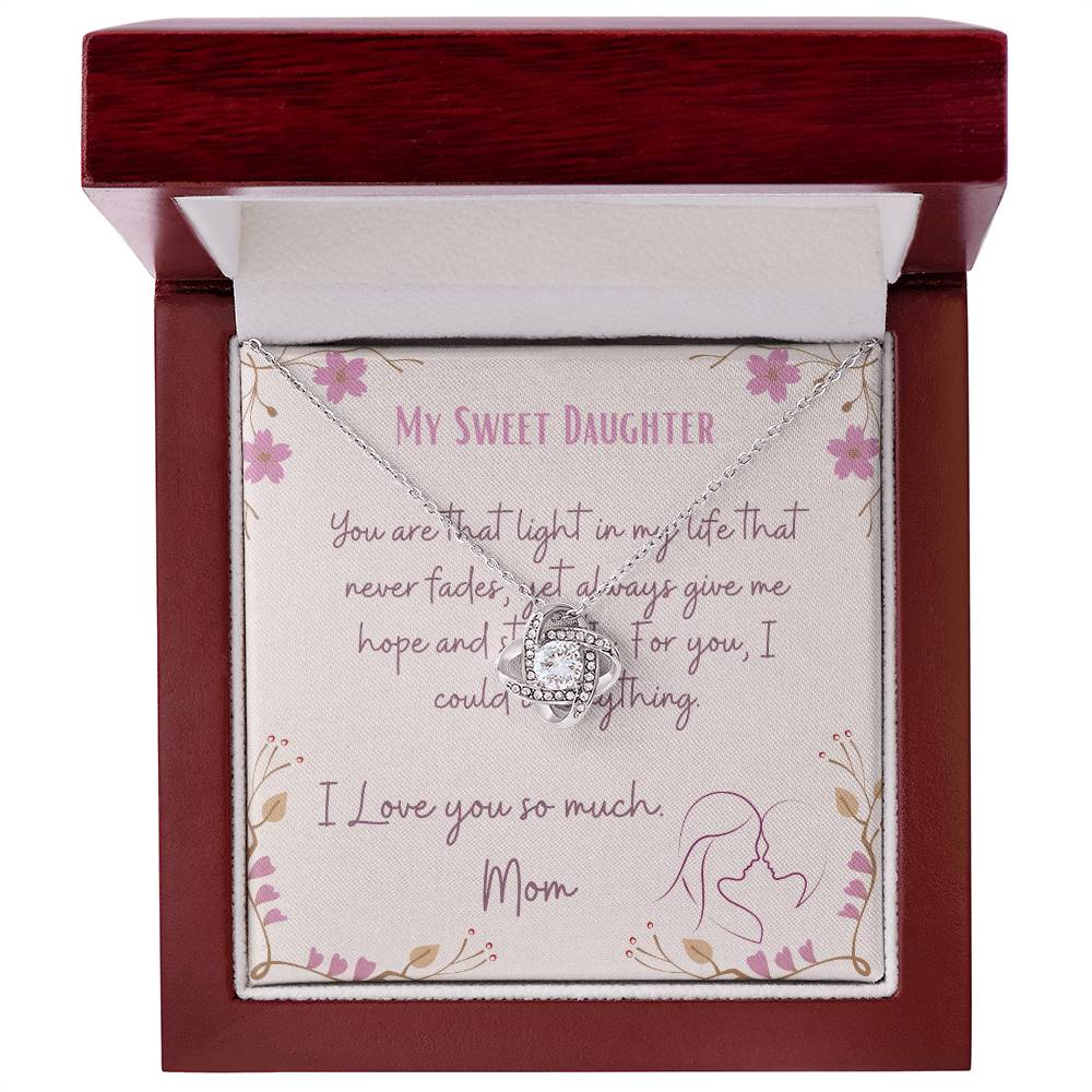 Daughter Necklace From Mom