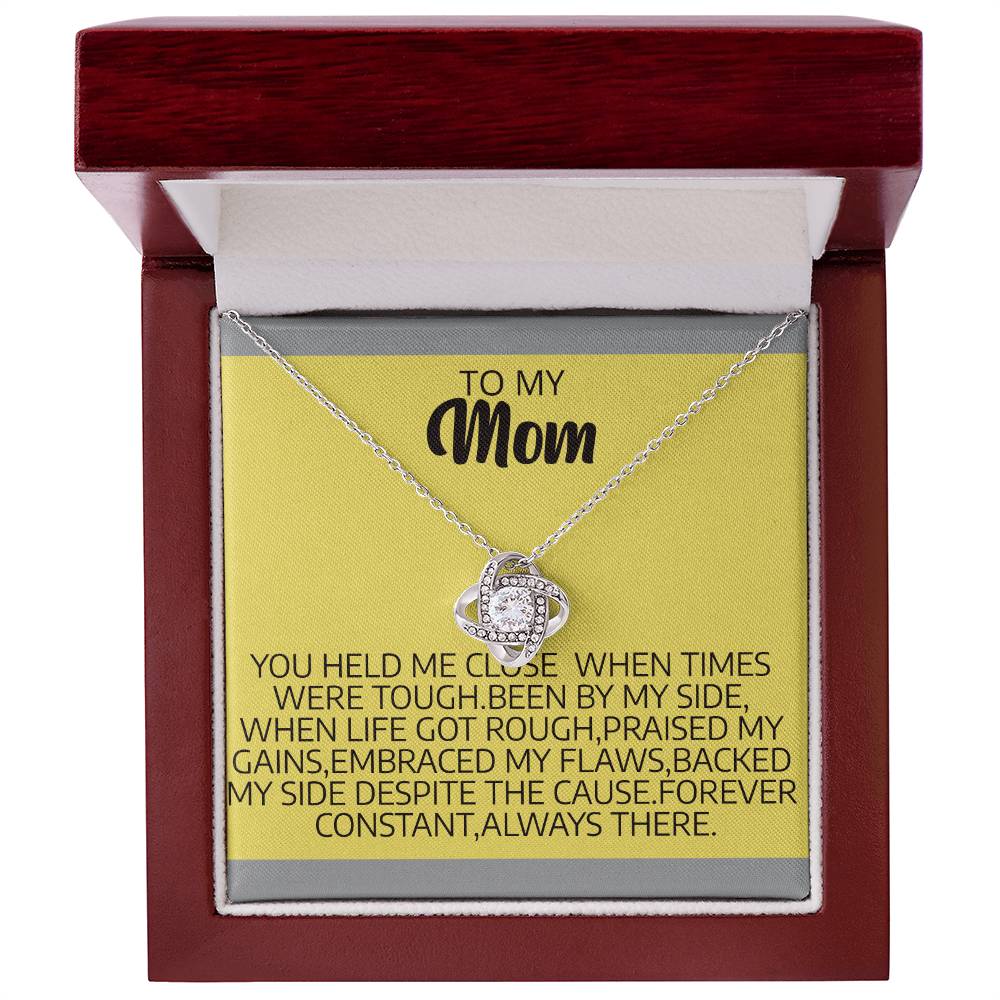 (Almost Gone) Held Me Close- Mom Necklace