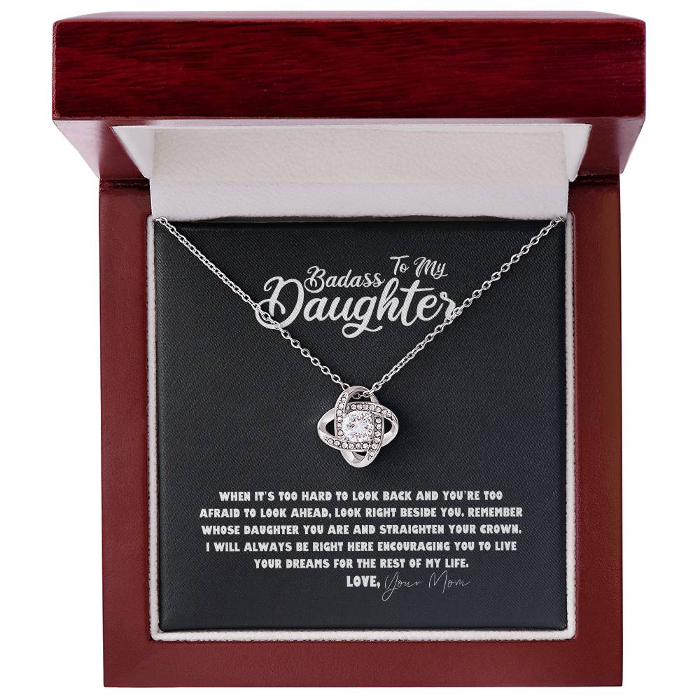 Daughter Necklace - Mother Daughter Jewelry Gift, Daughter Wedding Gift, Graduation, Birthday, Meaningful Interlocking Necklace for Daughter
