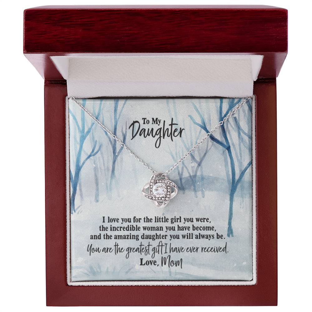 Greatest Gift Necklace for Daughter