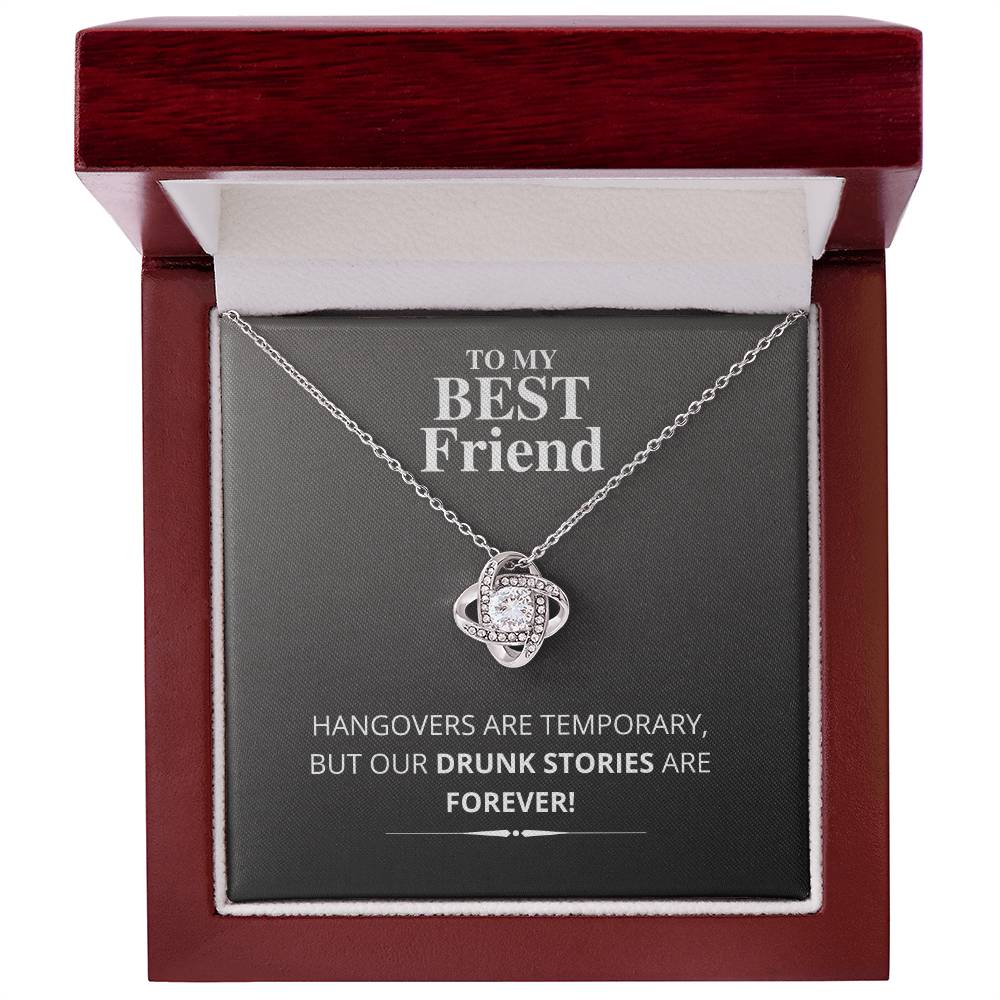 To My Best Friend - Love Knot Necklace (New Arrival)