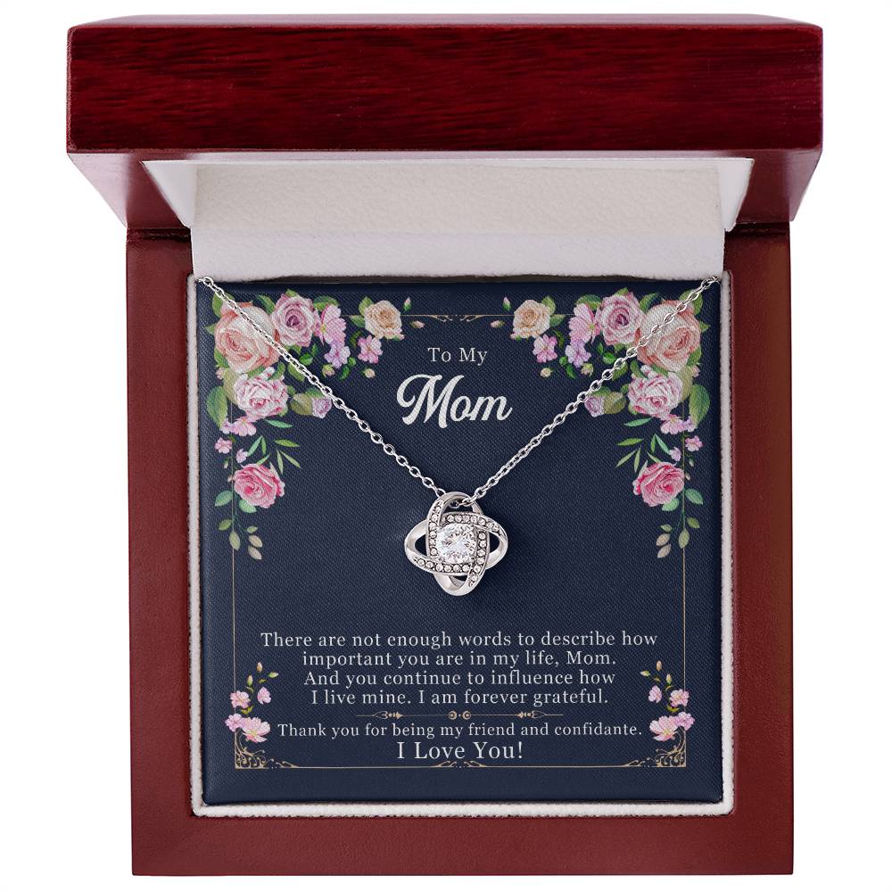 To My Mom Necklace, Gift for Mother, Mother's Day Gift Idea, Mom Gift From Daughter, Mom Gift From Son