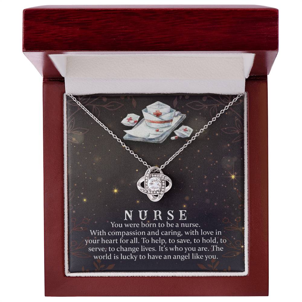 Nurse Crystal Pendant Necklace
