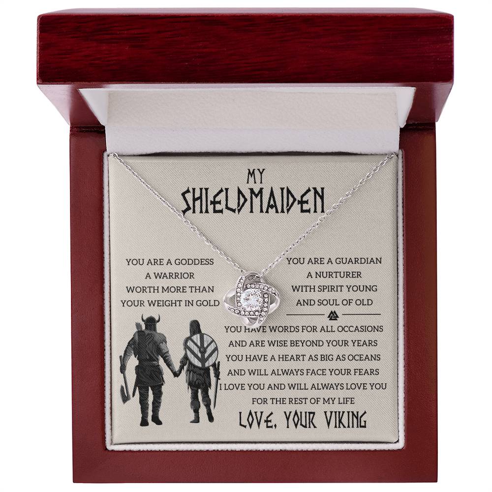 Shieldmaiden Love Knot Necklace From Beloved Viking