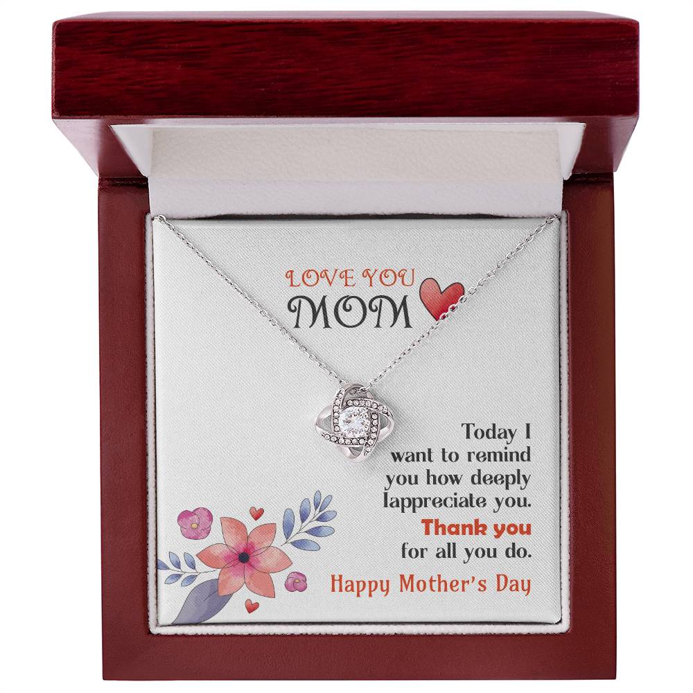 Love You Mom Necklace