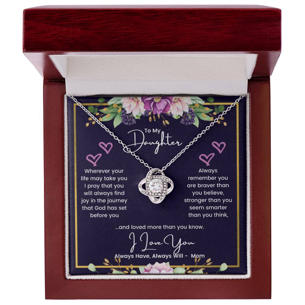 To My Daughter - You Are Loved - Necklace