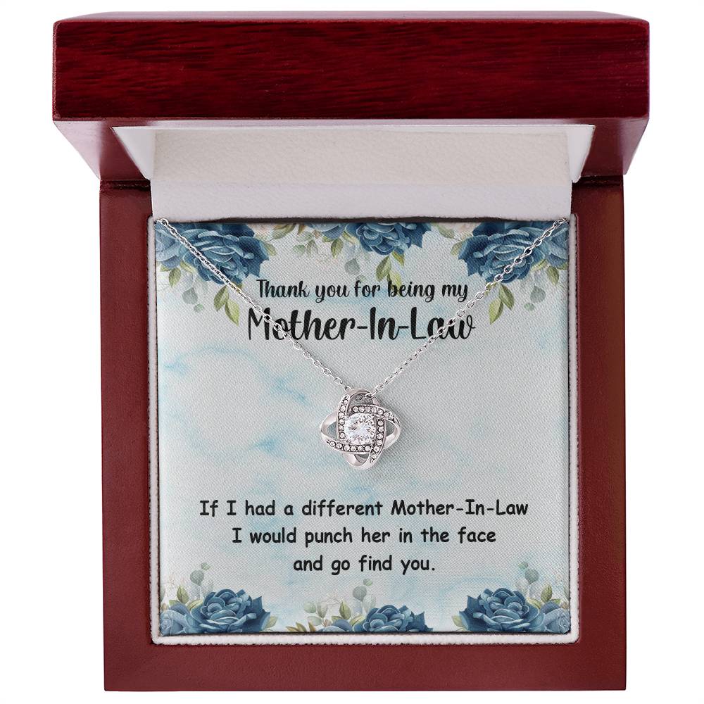 Thank You for Being My Mother-In-Law - Love Knot Necklace