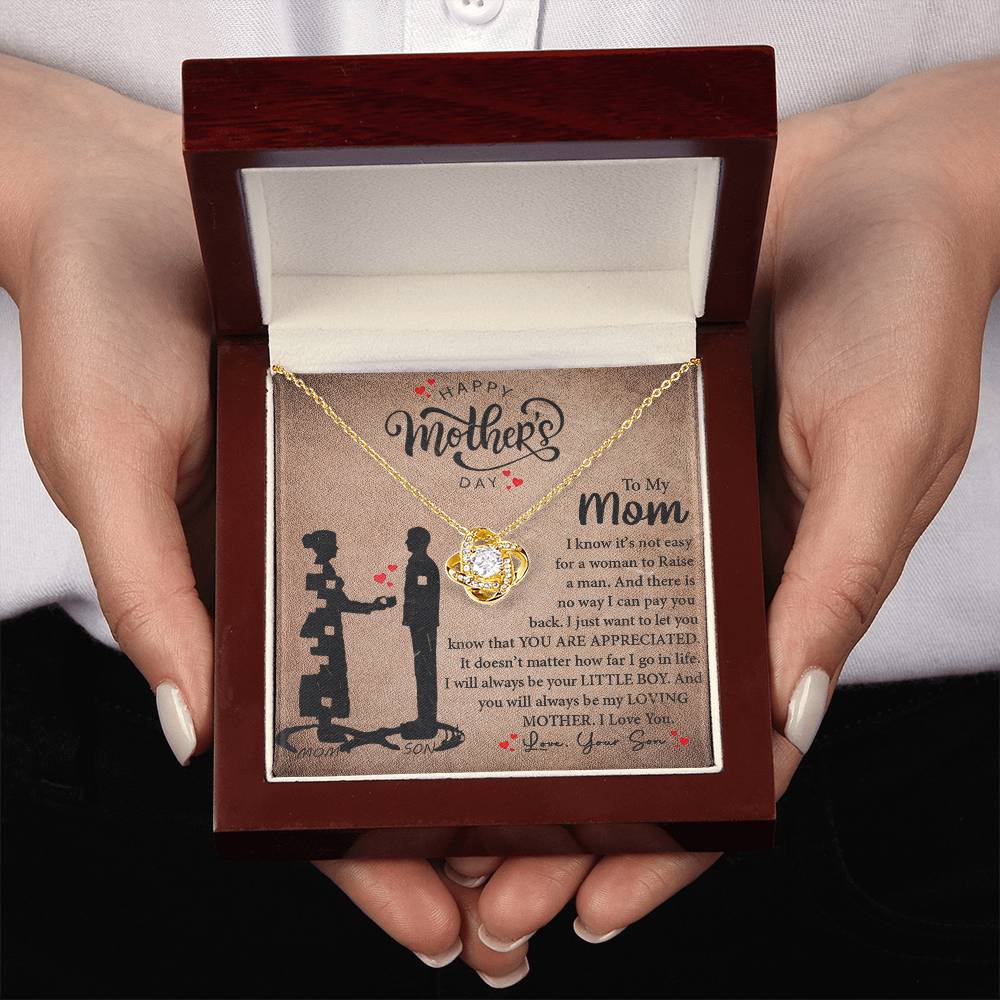 My Loving Mother | Love Knot Necklace Mother's Day Gift
