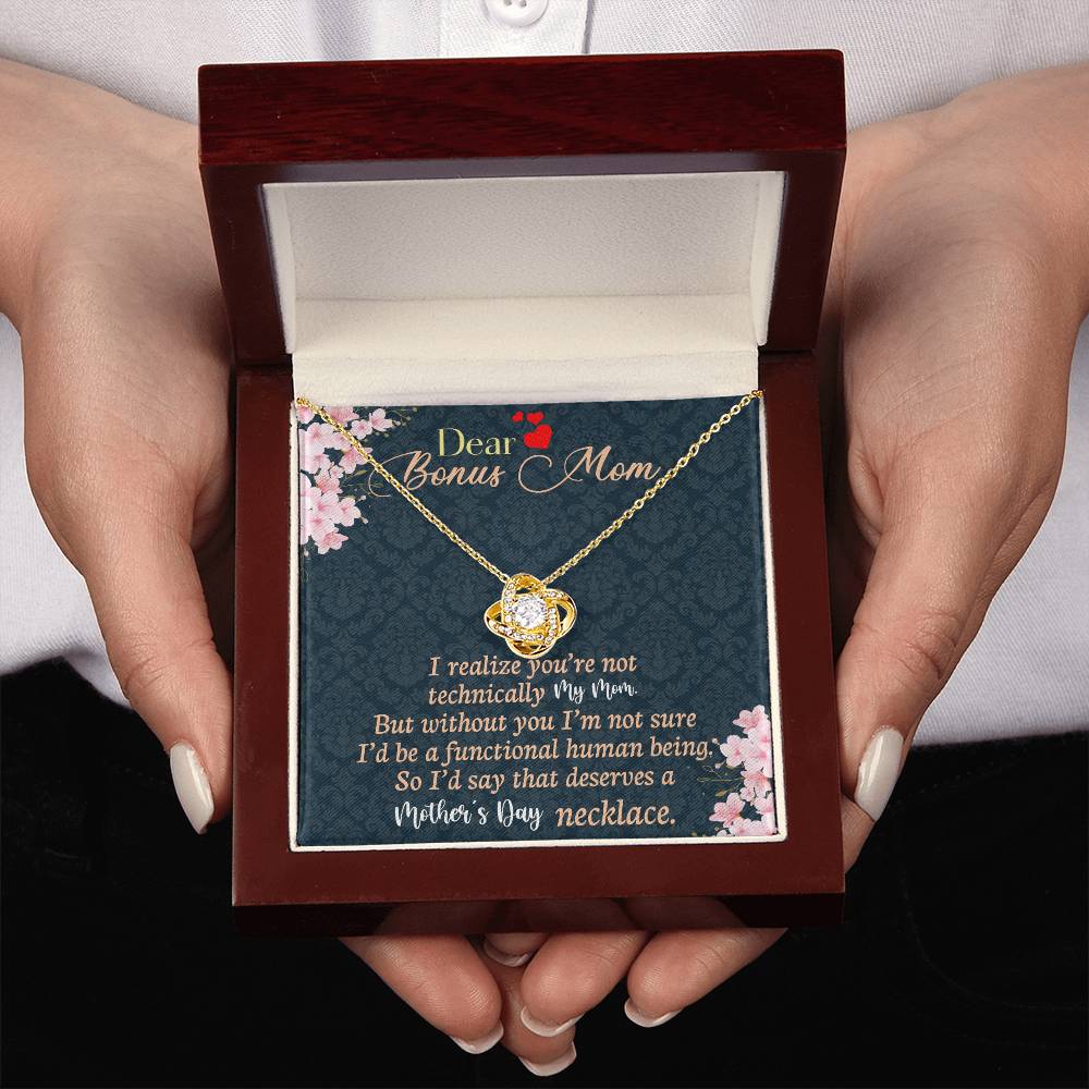 Bonus Mom - Mother's Day Necklace