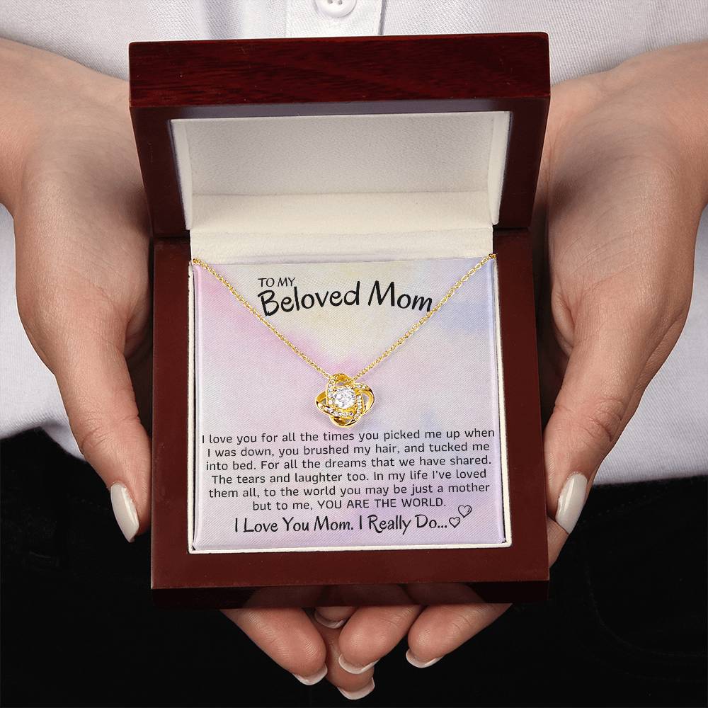 Enticing Love Knot Necklace