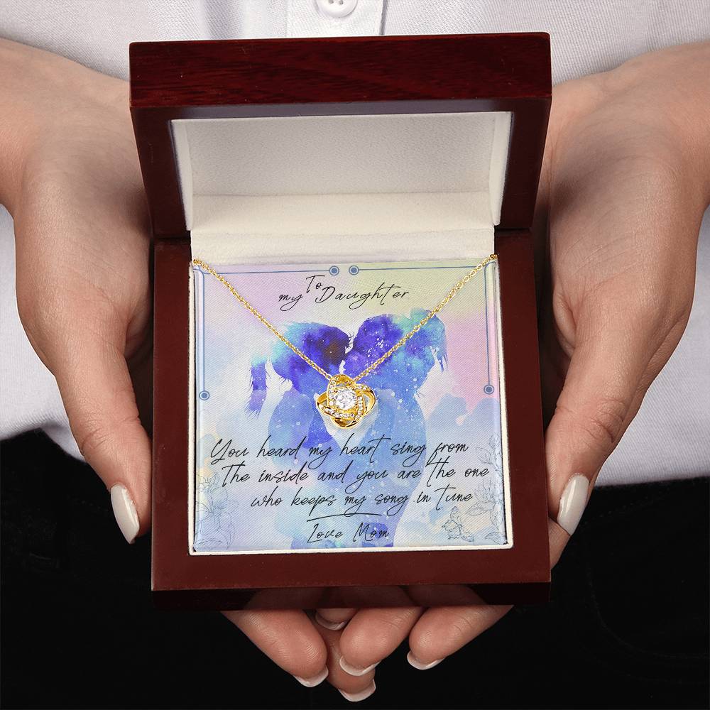 [New Stock] to My Daughter - My Heart Beats for You - Necklace