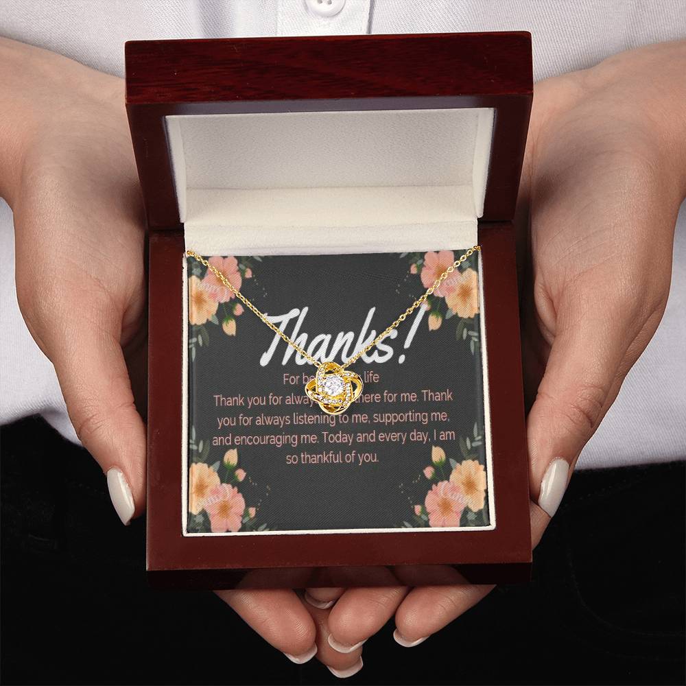 Thank You Gift, Gift for Friend, Best Friend Gift, Best Friend Necklace, Thank You for Being in My Life