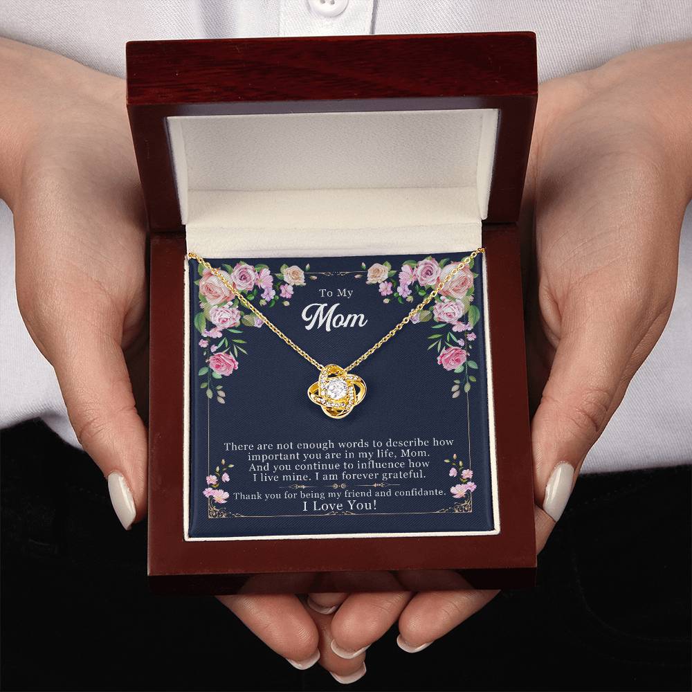 To My Mom Necklace, Gift for Mother, Mother's Day Gift Idea, Mom Gift From Daughter, Mom Gift From Son