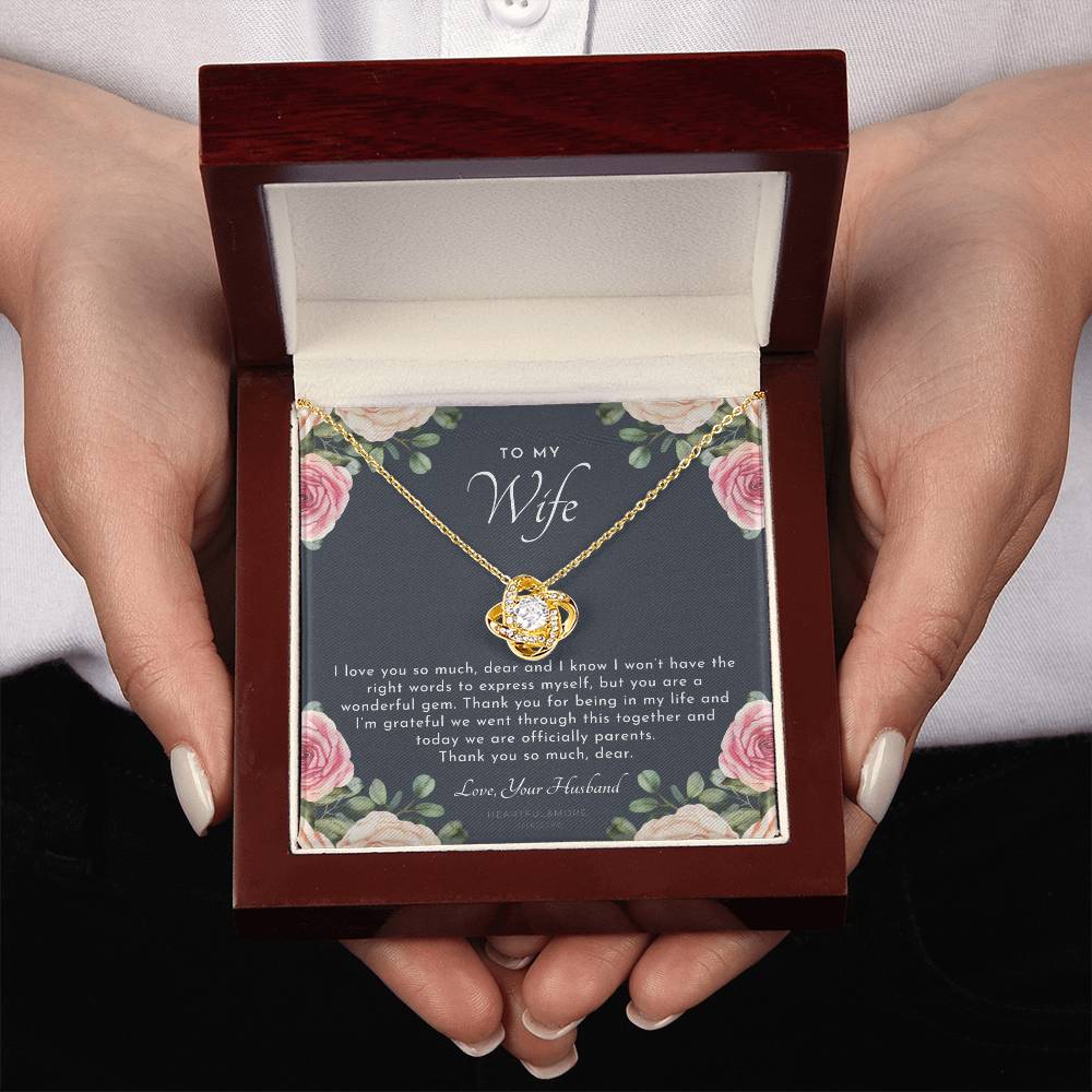 Postpartum Gift for Wife, Gift for Wife Post Pregnancy, Becoming a Mother Gift, Gift for Wife Birth, Wife After Pregnancy Necklace, Wife Becoming a Mom