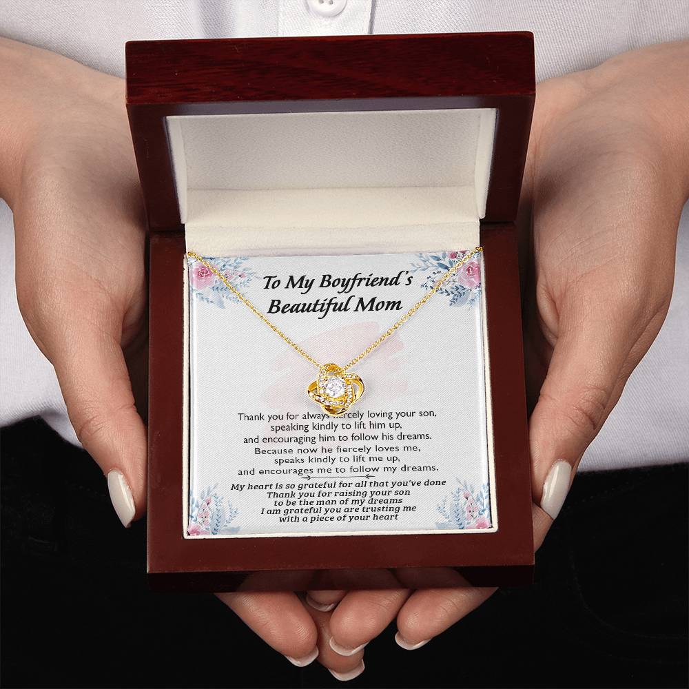 (Almost Gone) Gift for Boyfriend's Mom - Thank You for Always Fiercely Loving Your Son - Love Knot