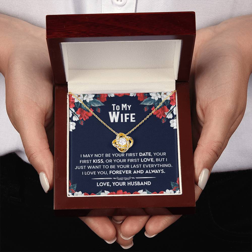 Limited Edition Love Knot Necklace Gift for Wife