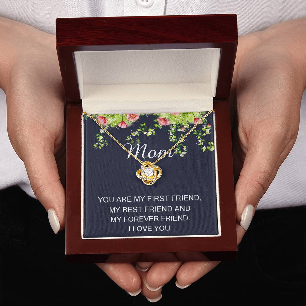 Necklace Gift for Mom • Mother's Day Gift • Birthday Gift for Mom • Mom Gift From Daughter • Mom Gift From Son • Mothers Day Love Knot Necklace