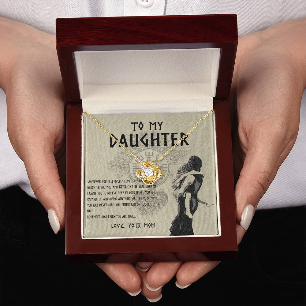 To My Daughter, Viking Daughter, Shieldmaiden Daughter, Viking Necklace for Daughter
