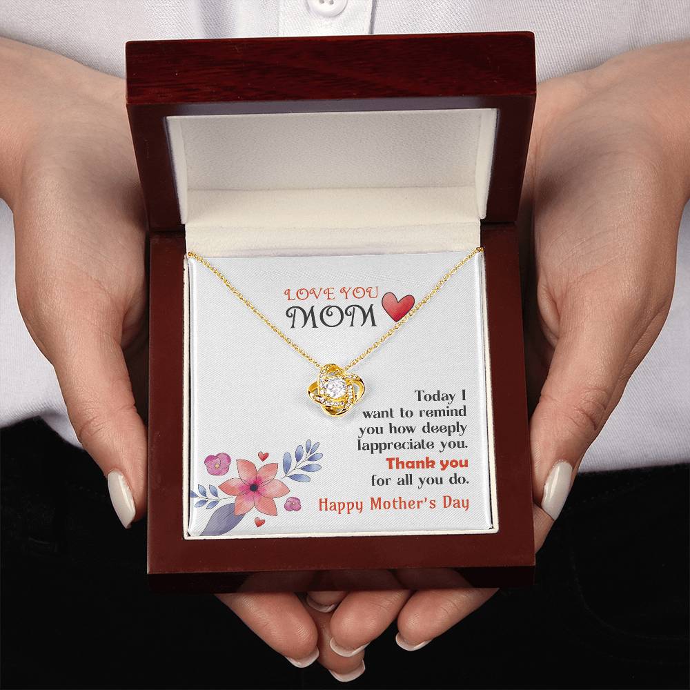 Love You Mom Necklace