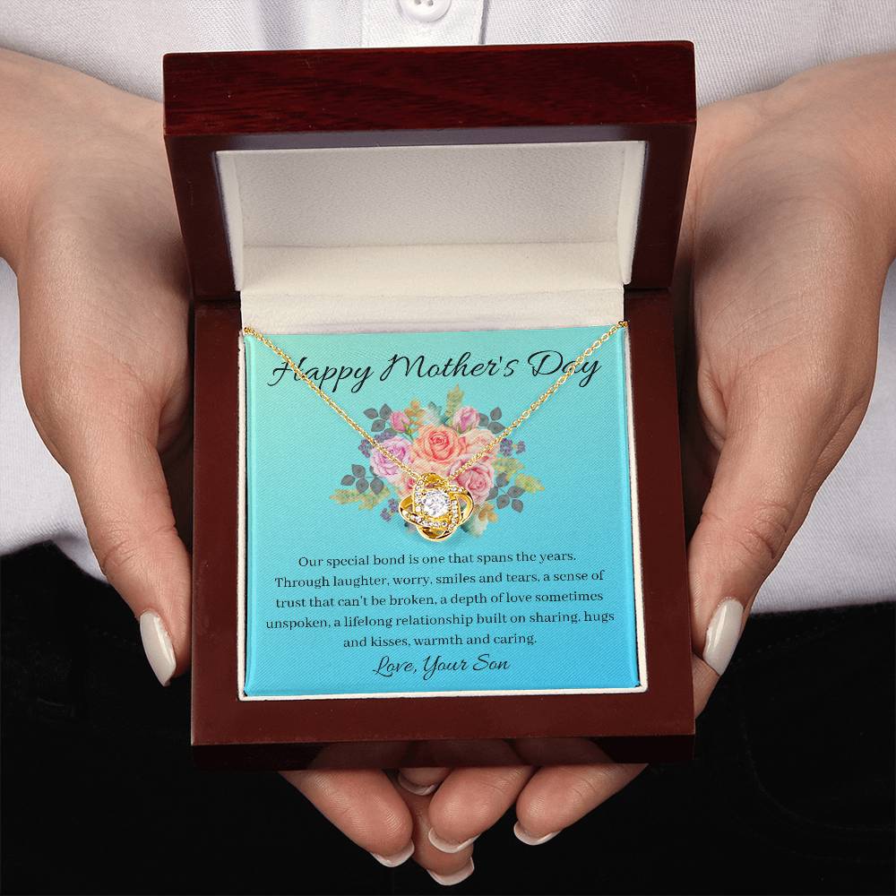 Happy Mother's Day - Love Knot Necklace - Love, Your Son
