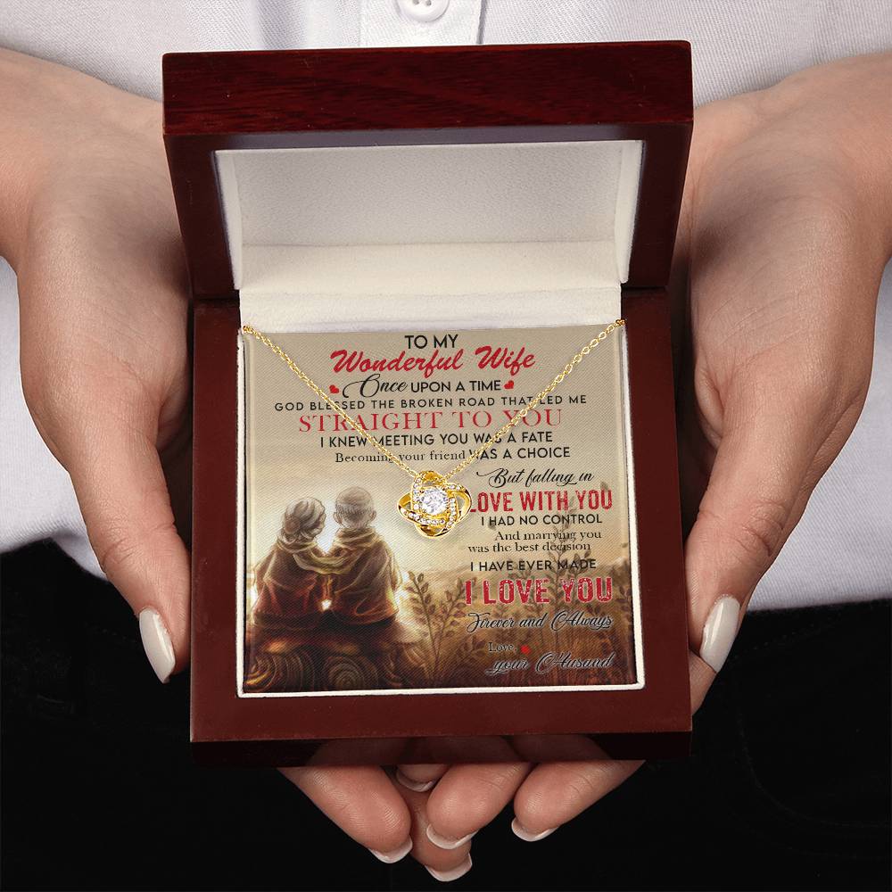 To My Wonderful Wife - Falling in Love With You I Had No Control - Heartandshop Wife