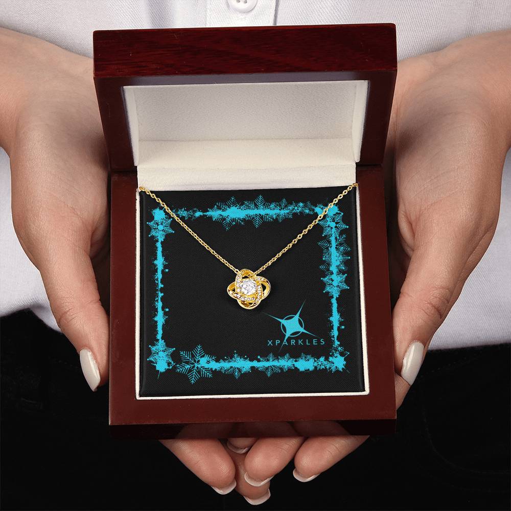 Xparkles Love Knot Necklace