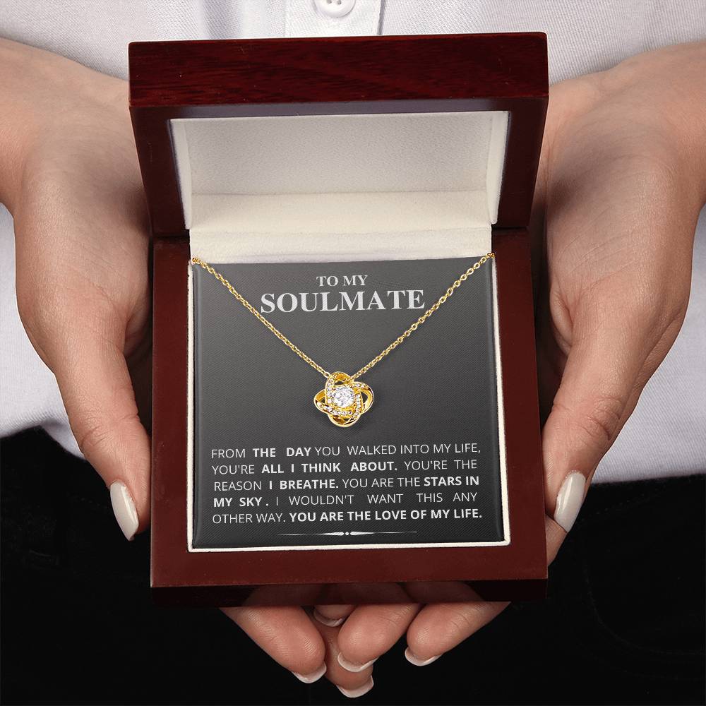 To My Soulmate - Love Knot Necklace (New Arrival)