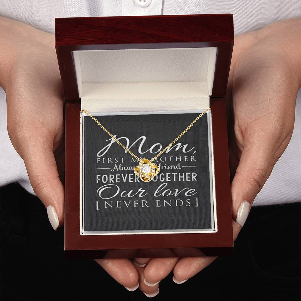 Our Love Never Ends Love Knot Necklace