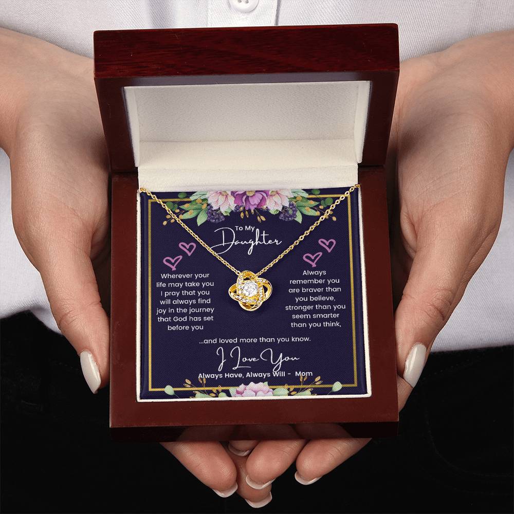 To My Daughter - You Are Loved - Necklace