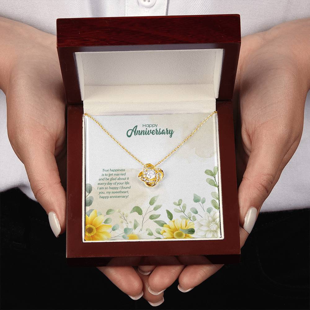 (Anniversary Edition) Happily Married - Love Knot Necklace