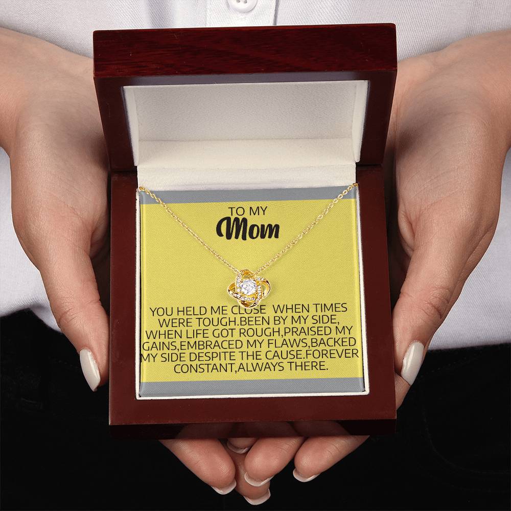(Almost Gone) Held Me Close- Mom Necklace