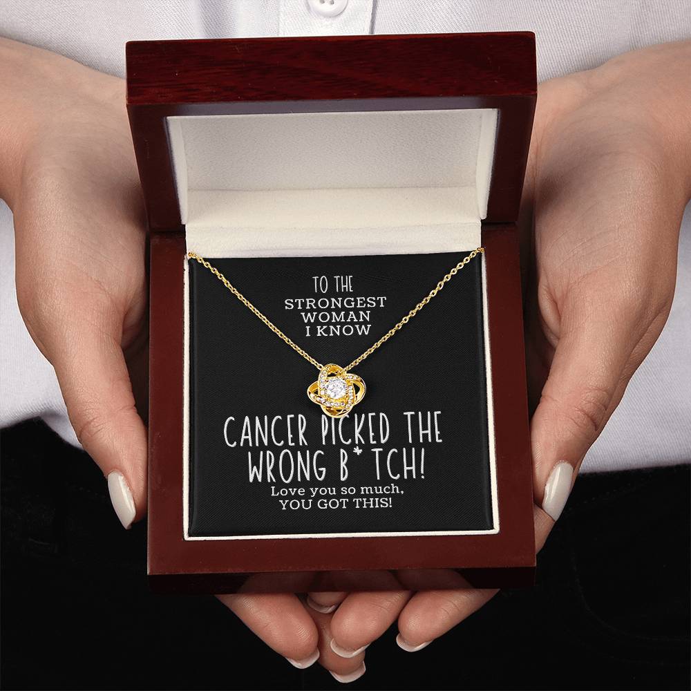 Cancer Support Necklace - Chemo Support Necklace - Gift for Strength and Encouragement