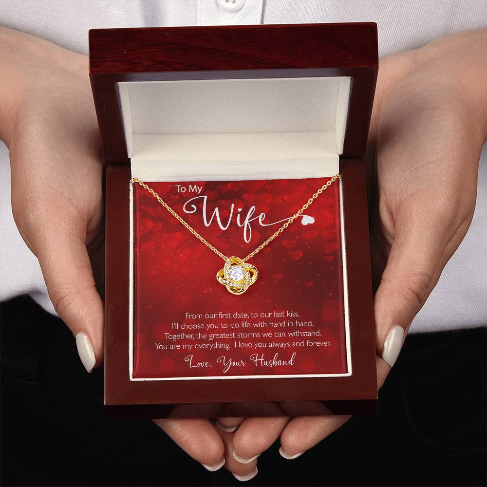 Valentines Day - Love Knot Necklace