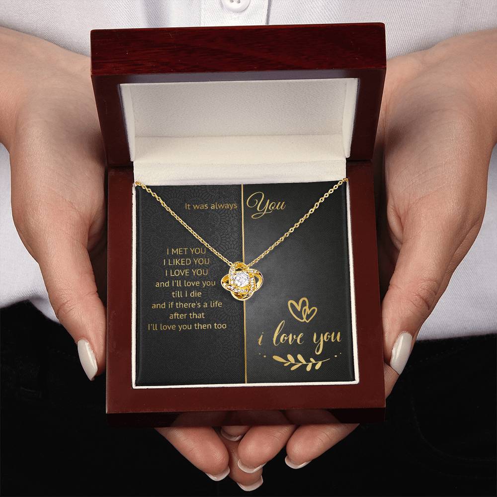 It Was Always You Knot Necklace