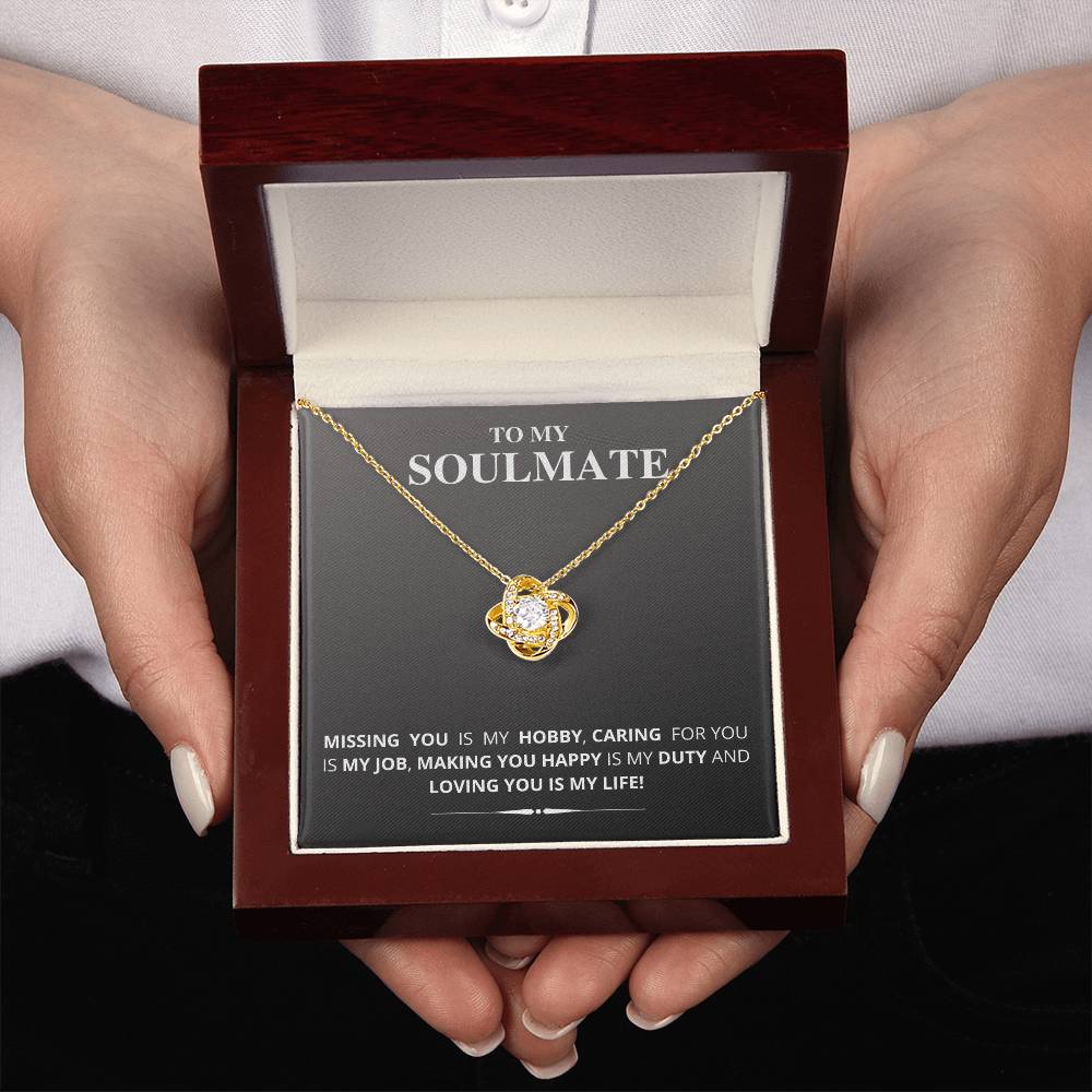 To My Soulmate - Love Knot Necklace (New Arrival)