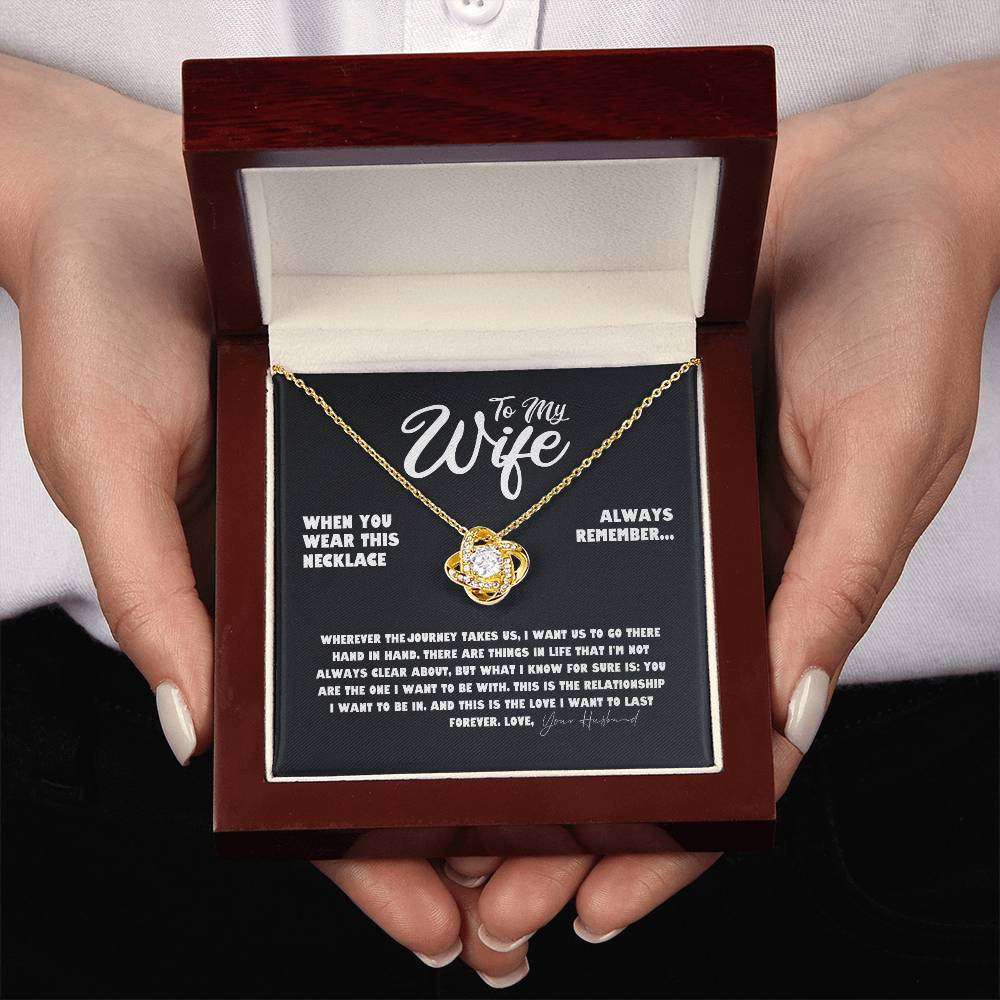 To My Wife - Your Last Everything - Forever Love Necklace - From Your Husband