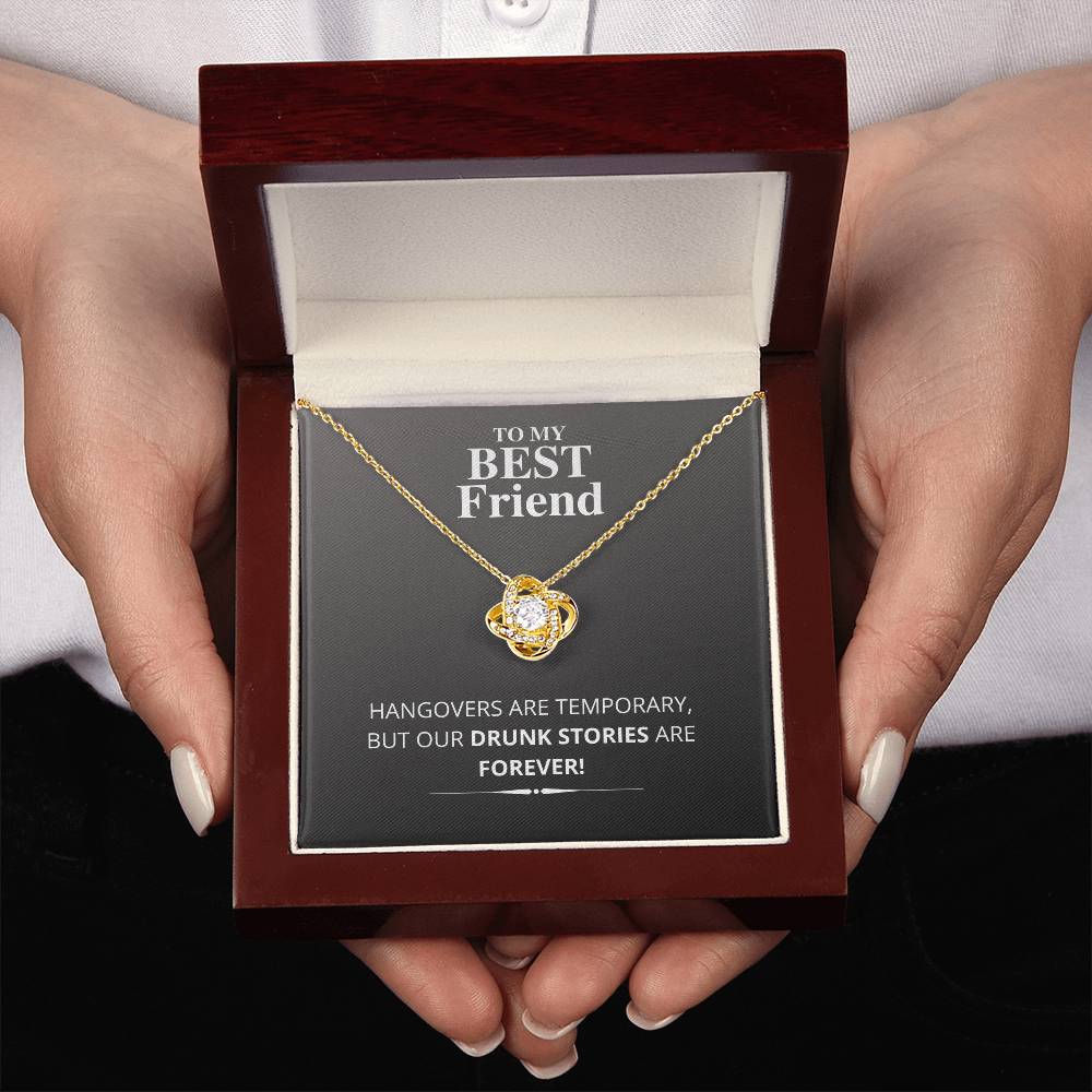 To My Best Friend - Love Knot Necklace (New Arrival)