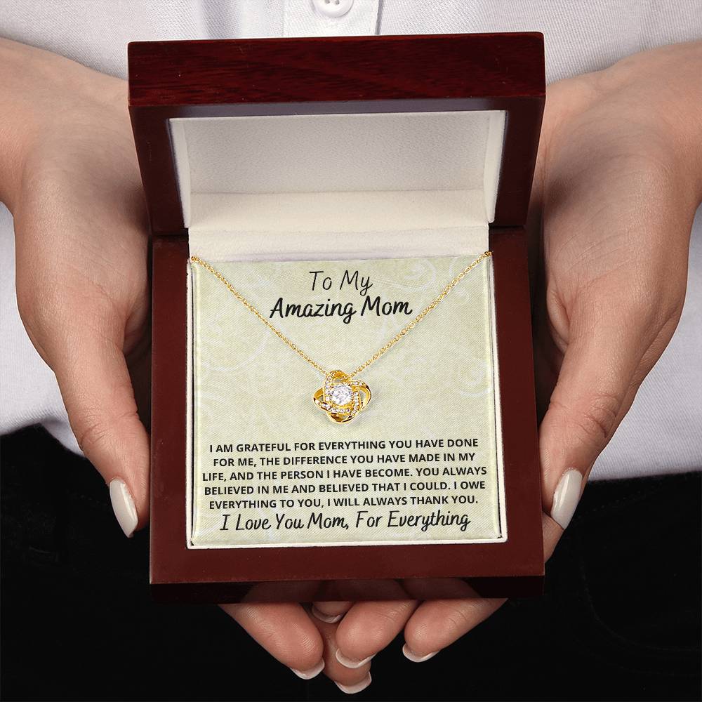 Thank You Mom Necklace
