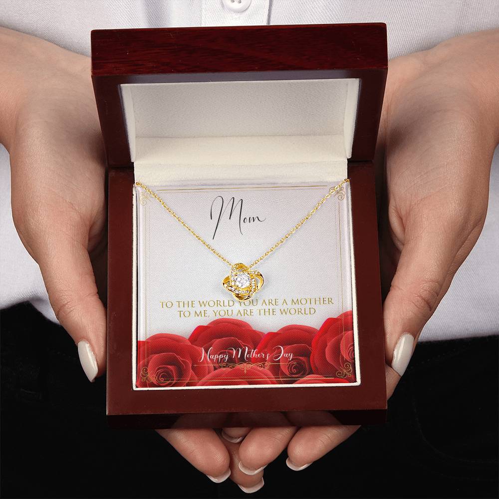 Happy Mother´s Day Love Knot Necklace